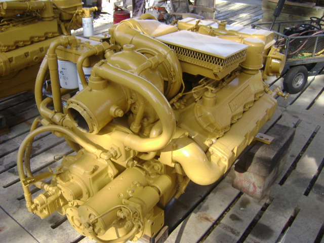 Pair of Caterpillar 3208’s with Twin Disc Transmissions for Sale