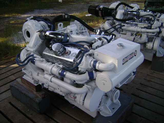 Detroit Diesel 6V53TI Marine Engines with Transmissions for Sale